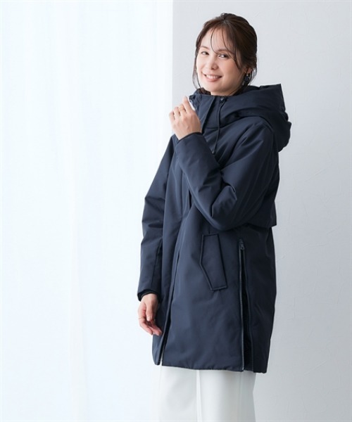 7days Life Styling ダウンコート ダウンジャケット 高密度サイド