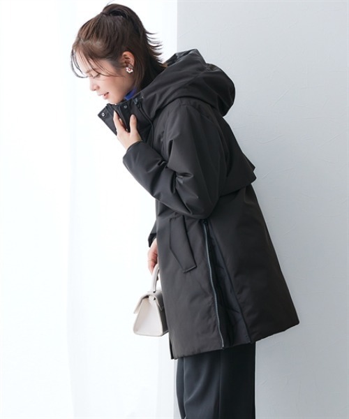 7days Life Styling ダウンコート ダウンジャケット 高密度サイド