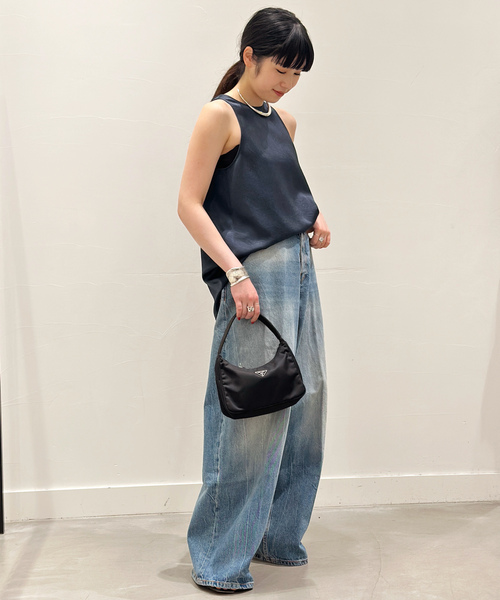 「AP STUDIO」 「EVERYDAY I LIKE.」ノースリーブブラウス FREE ブラック レディース_画像5