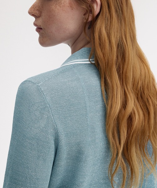 フレッドペリー ニットポロシャツ FRED PERRY（フレッドペリー） ポロシャツ ポロ Textured Metallic