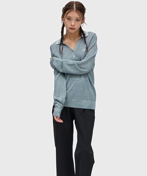 FRED PERRY（フレッドペリー） ポロシャツ ポロ Textured Metallic