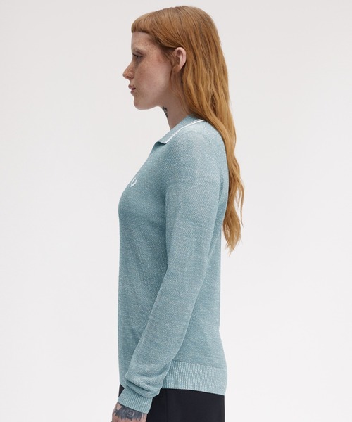 FRED PERRY（フレッドペリー） ポロシャツ ポロ Textured Metallic