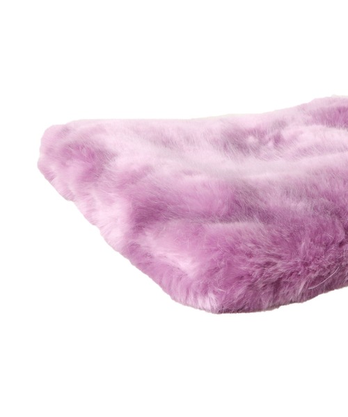 MSGM（エムエスジーエム） ハンドバッグ Faux Fur Mini Bag ー Lilac 