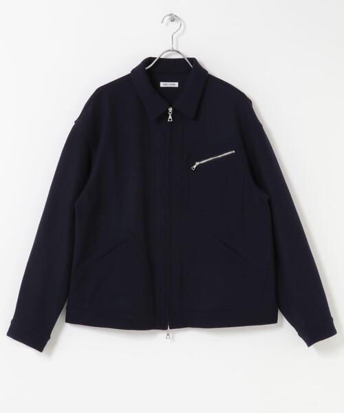【NAVY】FORK&amp;SPOON ウールショートブルゾン FORK&SPOON（フォークアンドスプーン） ブルゾン アウター ウール
