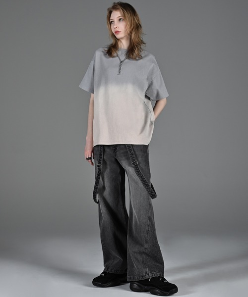 「ADRER」 半袖Tシャツ L ブラウン メンズ_画像6