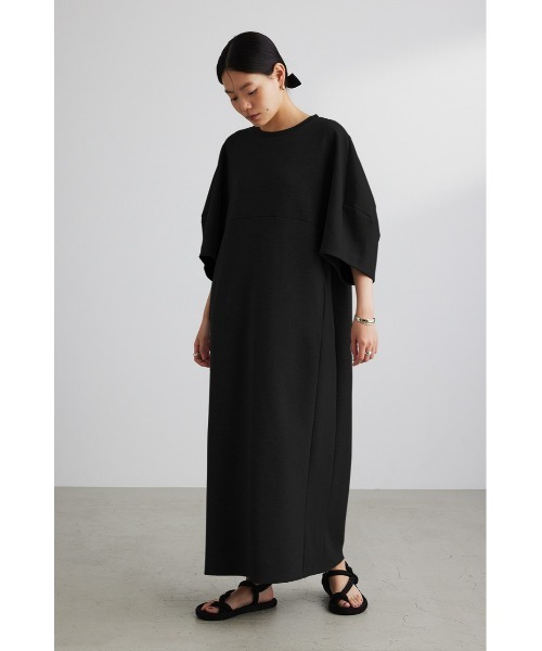 「STYLEMIXER」 7分袖ワンピース MEDIUM ブラック レディース_画像6