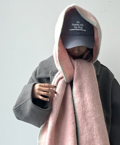 SEN TOKYO マフラー ストール バイカラーボリュームマフラー