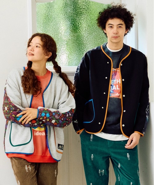 go slow caravan カーディガン go slow caravan（ゴースローキャラバン） カーディガン 空紡糸裏毛