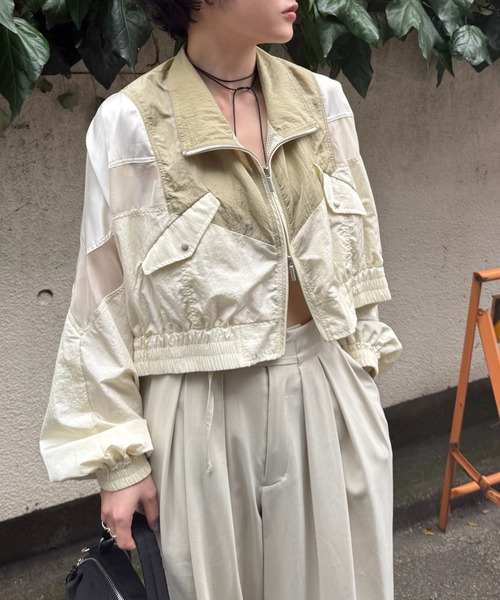 Ameri（アメリ） ブルゾン ジャンバー DEFORM DOCKING NYLON JACKET