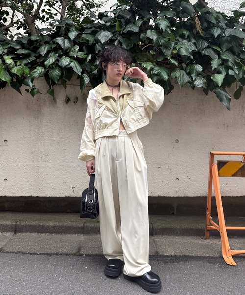 Ameri（アメリ） ブルゾン ジャンバー DEFORM DOCKING NYLON JACKET