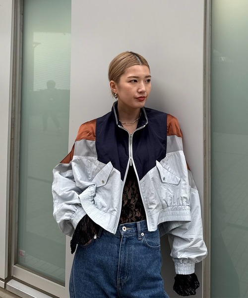 Ameri（アメリ） ブルゾン ジャンバー DEFORM DOCKING NYLON JACKET