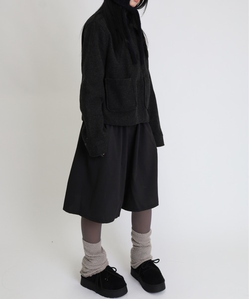 ブーツ 「もふもふボア」厚底ムートンタッチショートブーツ レディース