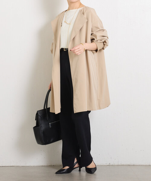 GALLARDAGALANTE ノーカラーウールコート GALLARDAGALANTE（ガリャルダガランテ） ノーカラーコート FREE