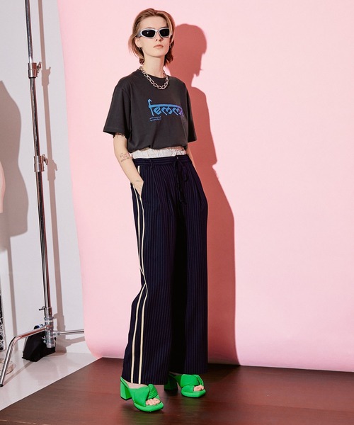 MAISON SPECIAL（メゾンスペシャル） スラックス 36 サックスブルー