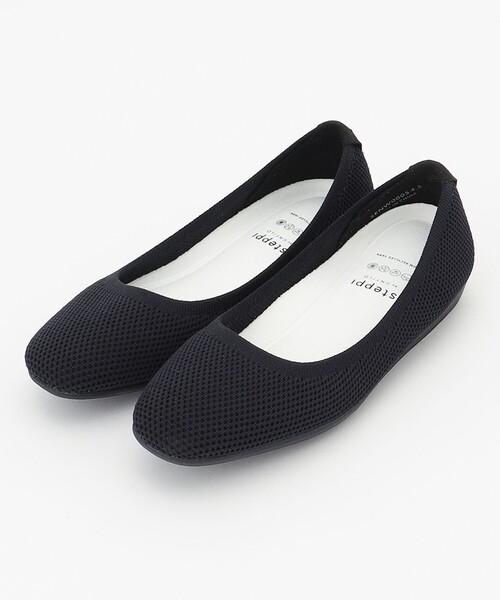 「UNFILO」 「steppi」バレエシューズ 7 ネイビー レディース_画像2