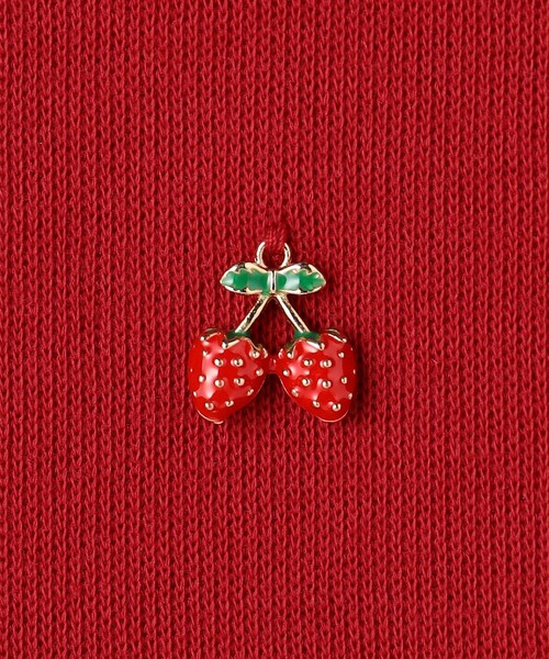 ANY（エニィ） カーディガン 「Strawberry Collection」スナップボタン