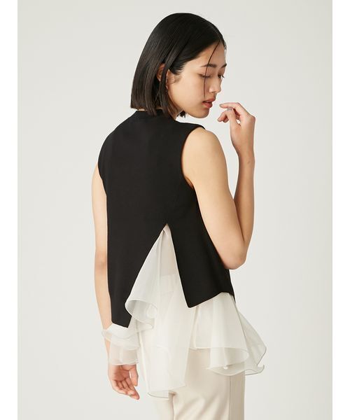 「FRAY I.D」 半袖ニット ONE SIZE ベージュ レディースの画像