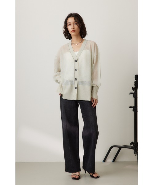 「crie conforto」 カーディガン FREE ブラック系その他 レディース_画像2