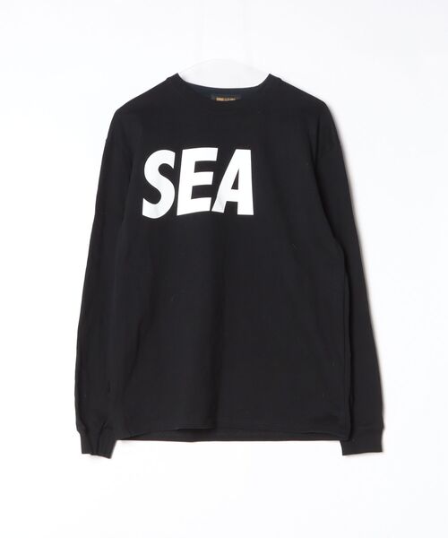 WIND AND SEA 長袖Tシャツ 黒 WIND AND SEA（ウィンダンシー） 長袖Tシャツ M ブラック メンズ