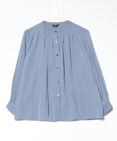 「SHIPS Colors」 長袖ブラウス ONE SIZE ライトブルー レディース_画像2