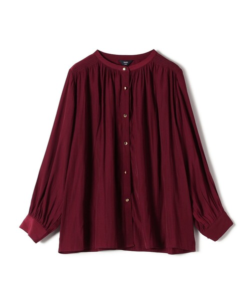 「SHIPS Colors」 長袖ブラウス ONE SIZE ライトブルー レディース_画像4