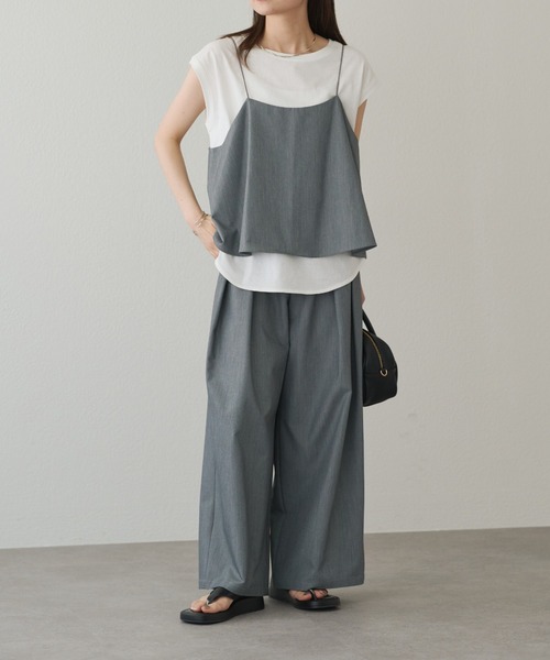 「PUAL CE CIN」 セットアップ FREE グレー レディース