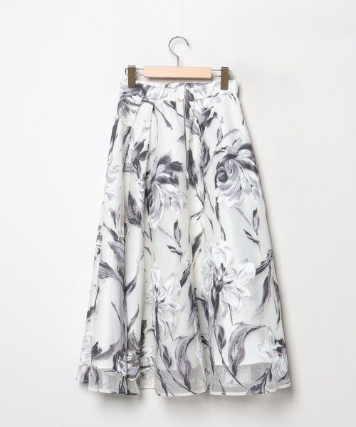 「FRAY I.D」 フレアスカート 0 ベージュ レディース_画像2