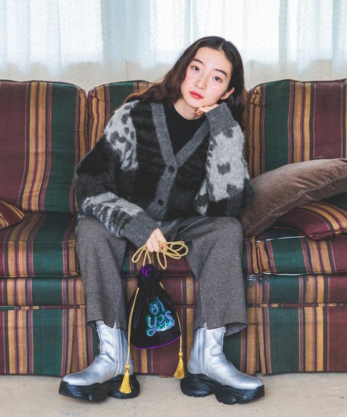 niko and…（ニコアンド） ニットカーディガン FREE ブラウン