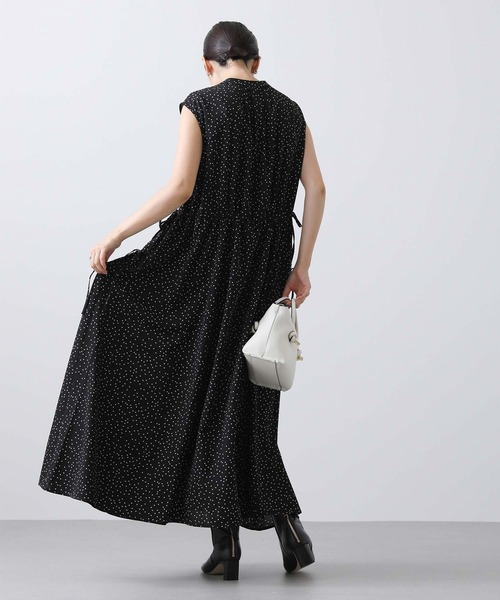 「Gready Brilliant」 「tomberduciel」半袖ワンピース 38 ブラック×ホワイト レディースの画像