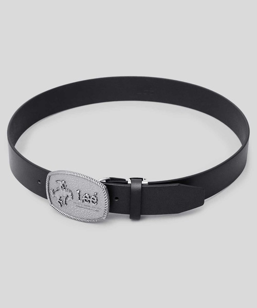 Lee（リー） ベルト 本革 トップ式バックル レザーベルト 跳ね馬
