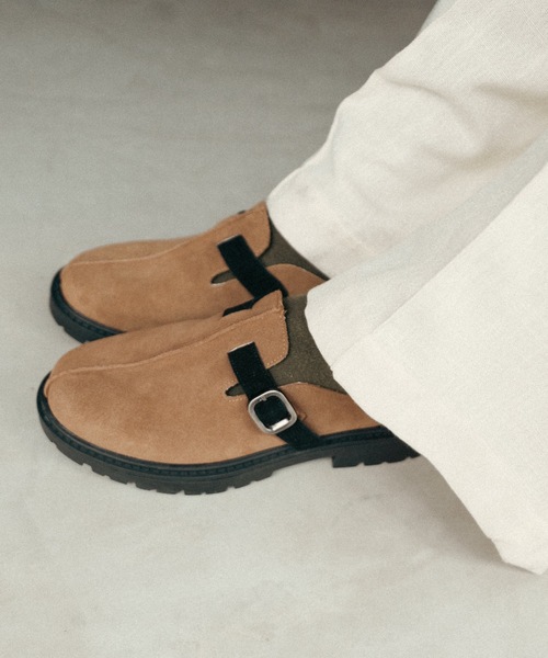 cii サンダル SPLIT LEATHER MULE SABOT / スプリットレザーミュール