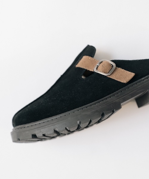 cii サンダル SPLIT LEATHER MULE SABOT / スプリットレザーミュール