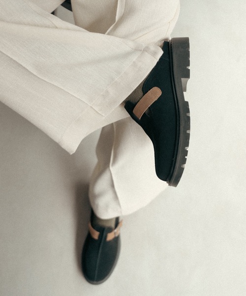 cii サンダル SPLIT LEATHER MULE SABOT / スプリットレザーミュール