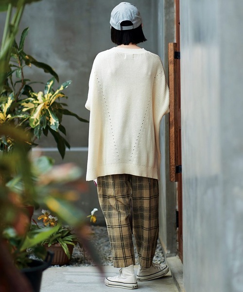 「Sunny clouds」 イージーパンツ X-LARGE ベージュ レディース_画像4