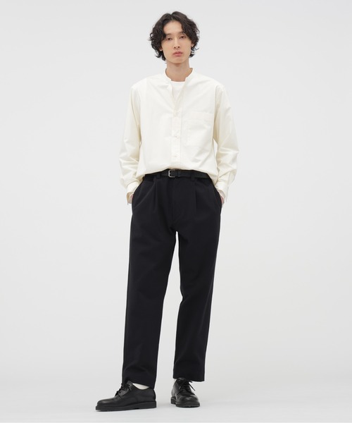 MARGARET HOWELL（マーガレットハウエル） シャツ COTTON WOOL POPLIN