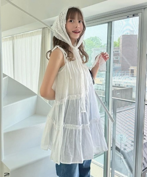 Kastane（カスタネ） チュニック 「WEB限定」インド綿ティアード