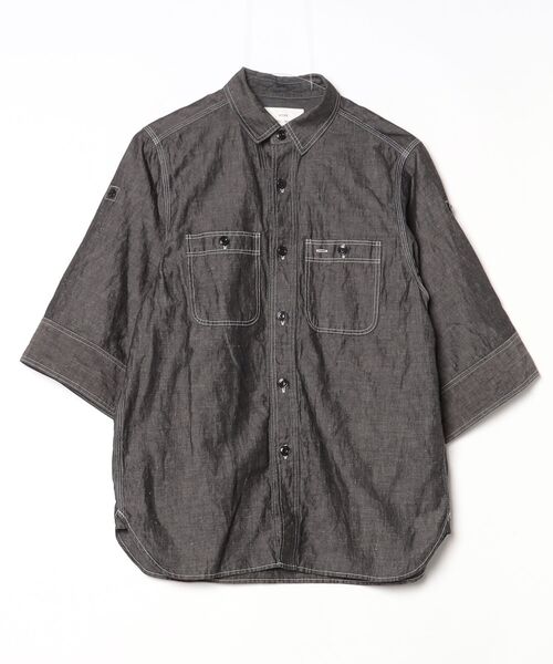美品⭐︎HYKE 半袖ブラウス　サイズ1 S HYKE（ハイク） 半袖シャツ 1 グレー レディース : ZOZOTOWN Yahoo!店