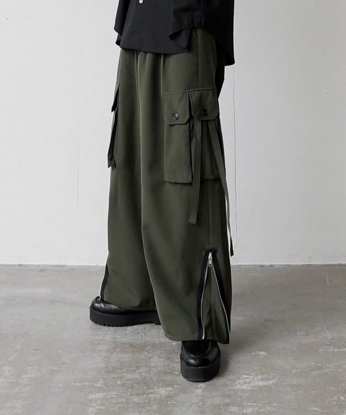 「Casper John」 カーゴパンツ SMALL ブラック メンズ_画像3