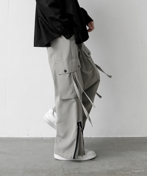 「Casper John」 カーゴパンツ SMALL ブラック メンズ_画像4