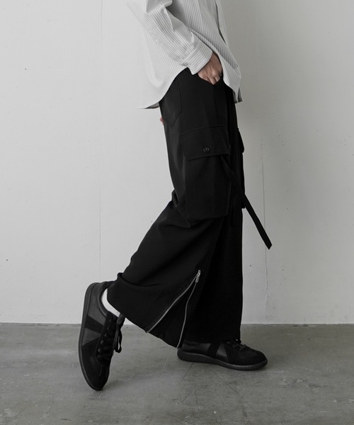 「Casper John」 カーゴパンツ SMALL ブラック メンズ_画像5