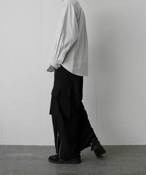 「Casper John」 カーゴパンツ SMALL ブラック メンズ_画像8