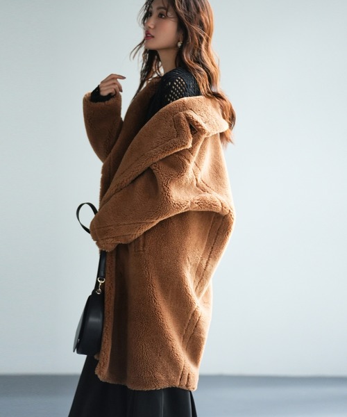 SAISON DE PAPILLON（セゾンドパピヨン） コート S ホワイト