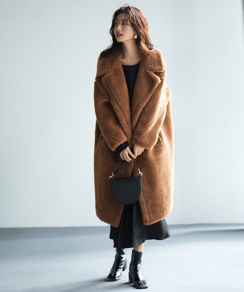 SAISON DE PAPILLON（セゾンドパピヨン） コート S ホワイト