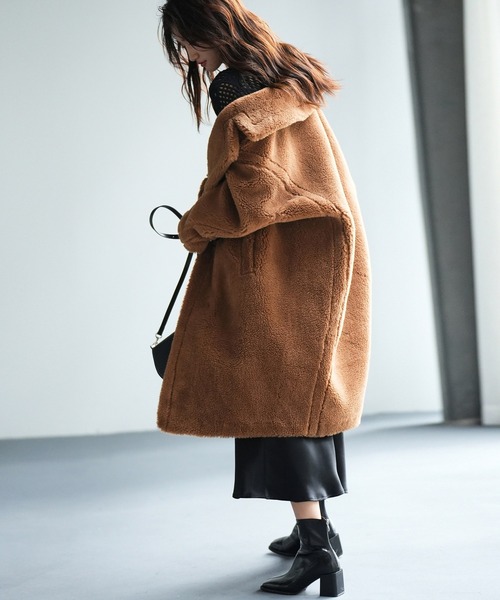 SAISON DE PAPILLON（セゾンドパピヨン） コート S ホワイト