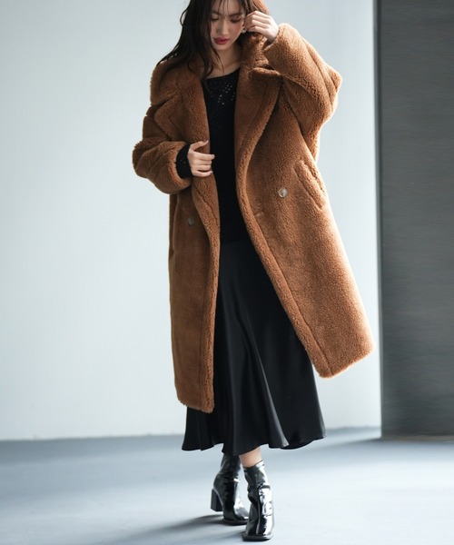 SAISON DE PAPILLON（セゾンドパピヨン） コート S ホワイト