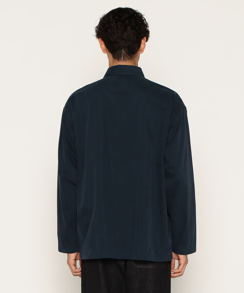 「DANTON」 長袖シャツ 38 ネイビー メンズ_画像7