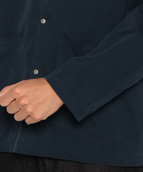 「DANTON」 長袖シャツ 38 ネイビー メンズ_画像9