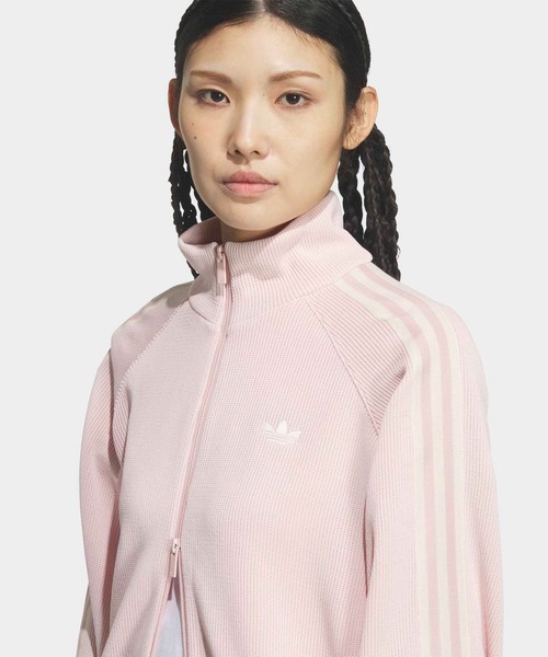 adidas アディダス ニット バルーン トラックトップ ピンク　ジャージ ニット バルーン トラックトップ / ジャージ / トラックジャケット