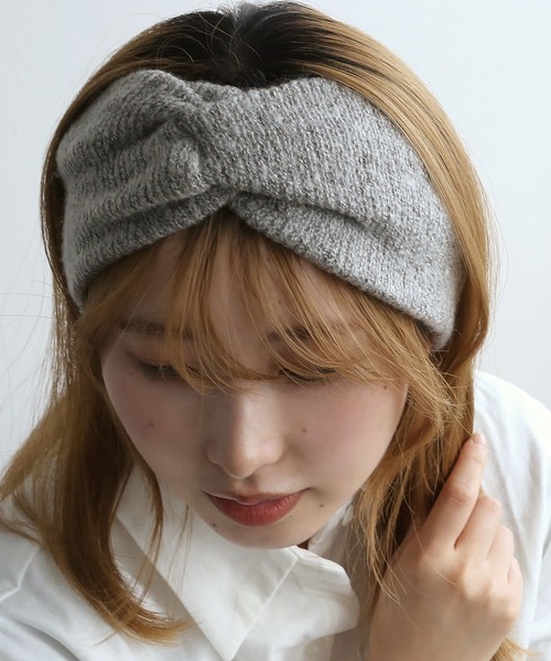 colleca la（コレカラ） ヘアバンド 2WAYツイストニットターバン