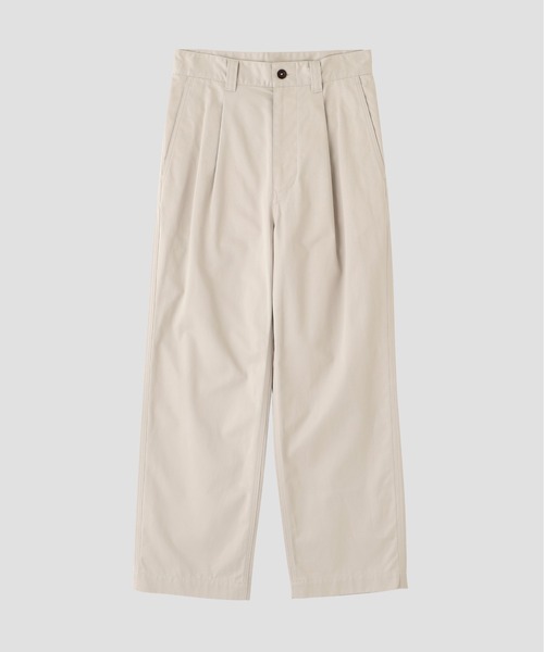 MHL.（エムエイチエル） パンツ WASHED CHINO COTTON レディース
